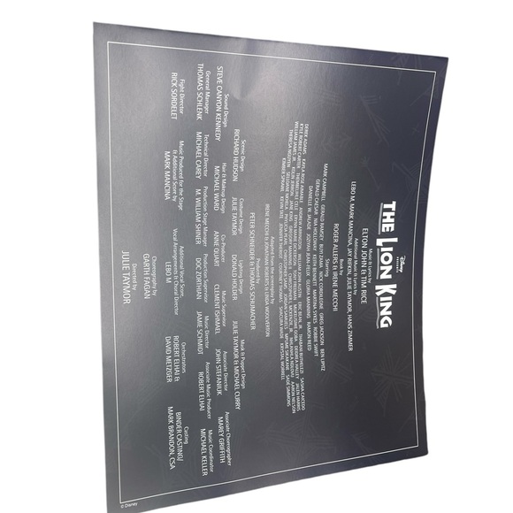 Disney’s The Lion King VIP includes original program, souvenir book - Picture 8 of 11